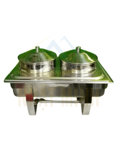 Nồi Hâm Soup Inox chữ nhật 2 Ngăn Giá Rẻ BF771L83-2
