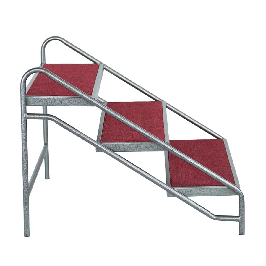 Cấu tạo chi tiết cầu thang 3 bậc lên bục sân khấu PT21B04