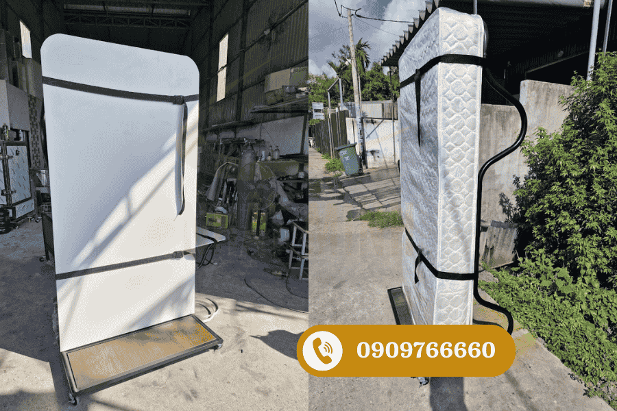 Extrabed đứng khung thép chắc chắn – nệm dày êm ái