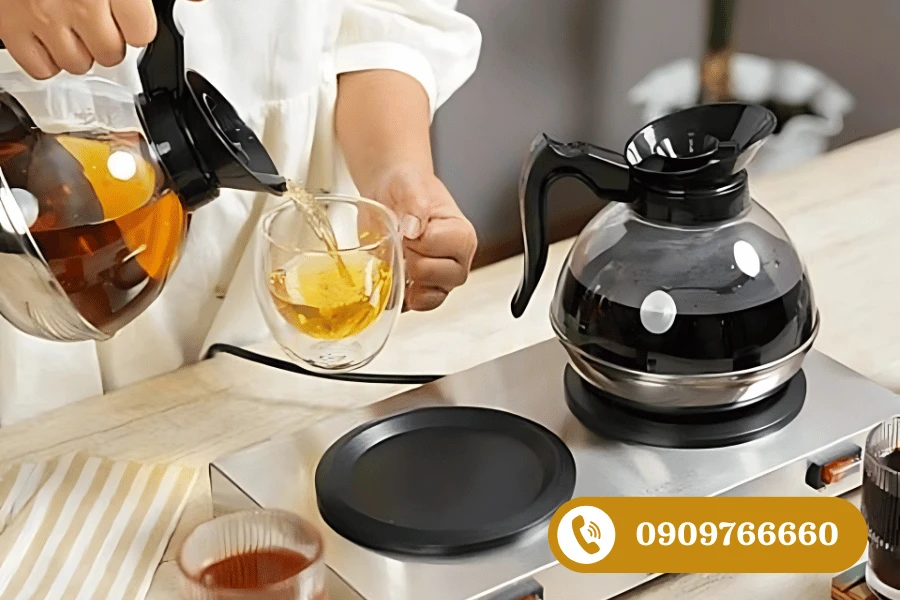 Bếp hâm cafe trà