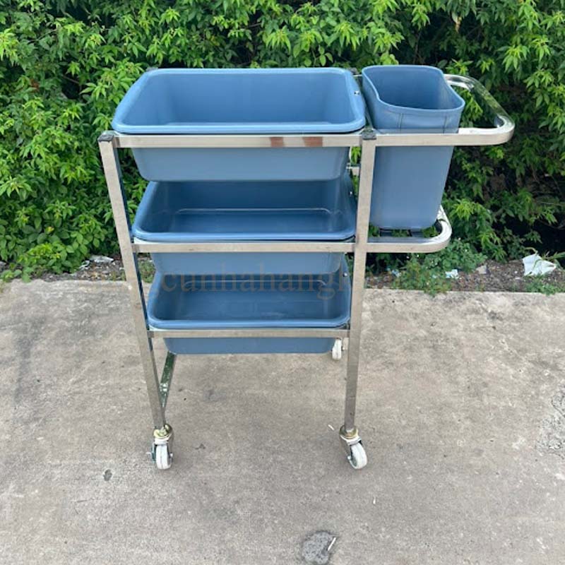 xe-day-thu-don-1 Xe đẩy thu gom thức ăn thừa