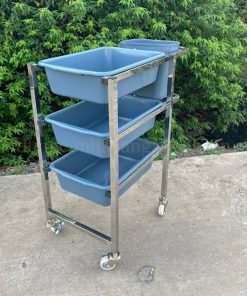 Xe đẩy thu gom thức ăn thừa