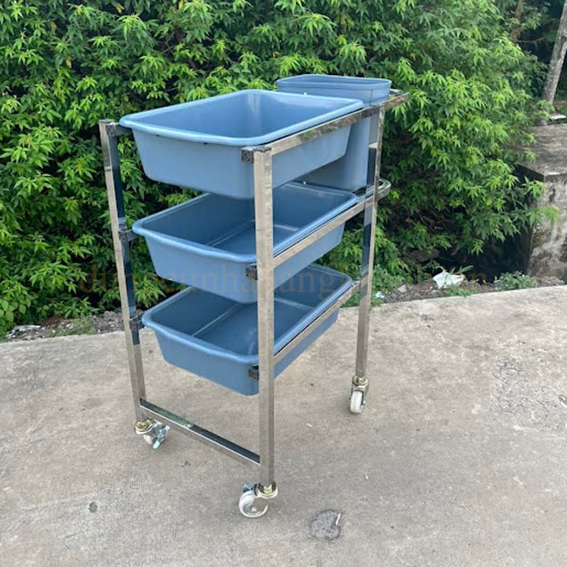 xe-day-thu-don Xe đẩy thu gom thức ăn thừa