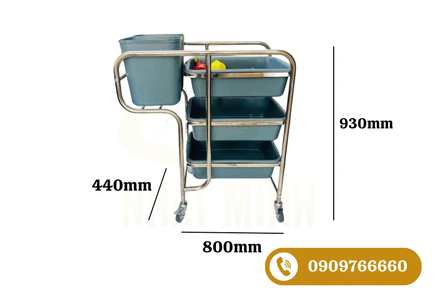 Thông tin chi tiết sản phẩm xe thu dọn thức ăn PT29X02