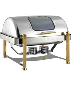 NỒI HÂM BUFFET CHỮ NHẬT CHÂN VÀNG NẮP PC BF-NM724EGKS