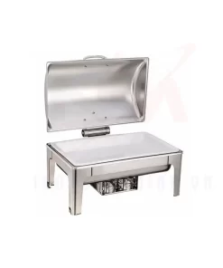 Nồi hâm nóng buffet chữ nhật inox dày nắp thủy lực 1 ngăn BFYF-993CN