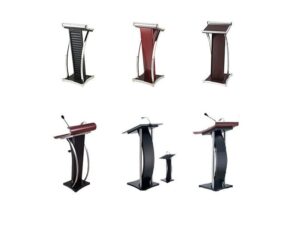 Bục phát biểu bằng inox có nhiều mẫu mã và kích thước khác nhau