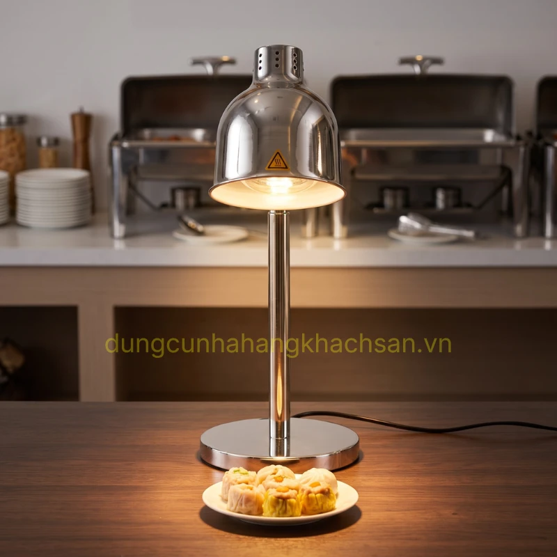 Đèn hâm nóng thức ăn BF121355 chiếu sáng vào thức ăn