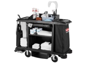 Vệ sinh và bảo dưỡng xe đẩy dọn phòng trong khách sạn theo định kỳ