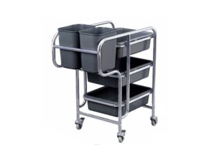 xe đẩy thu dọn thức ăn