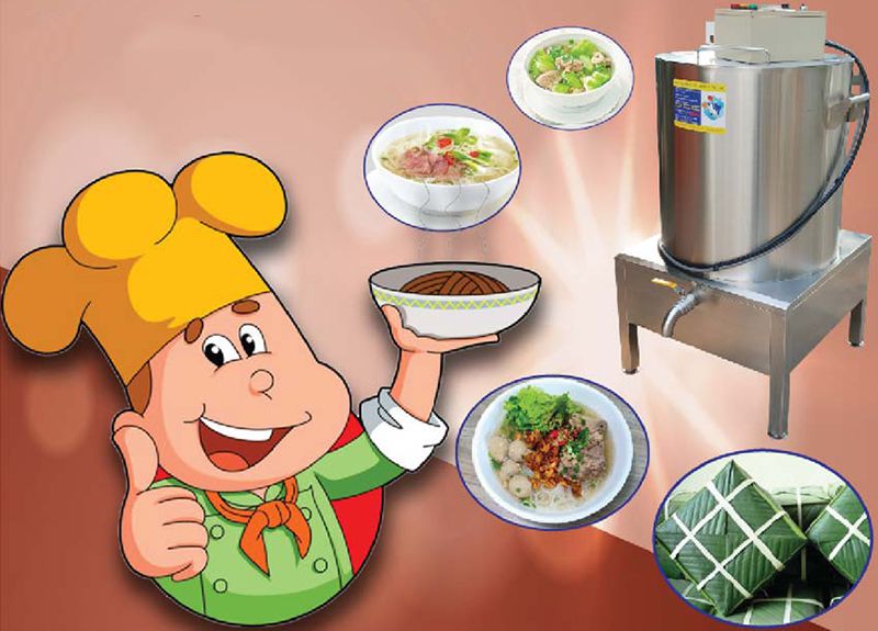 nồi nấu phở inox