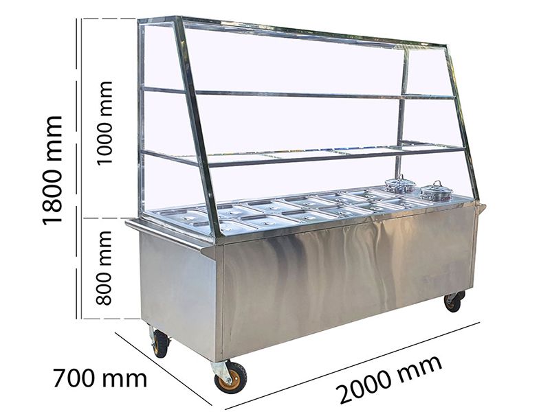 tủ hâm nóng inox