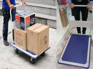 Lưu ý khi chất hành hóa lên xe đẩy hàng