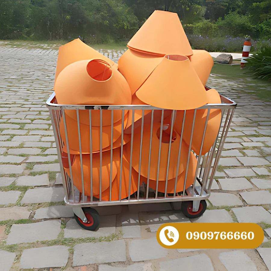 Giới thiệu tổng quan về xe đẩy đồ vải VS-NMXDV01