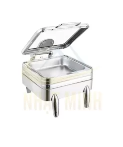 Nồi Hâm Nóng Buffet Vuông Nắp Kính Dùng Điện BF-NM1008C