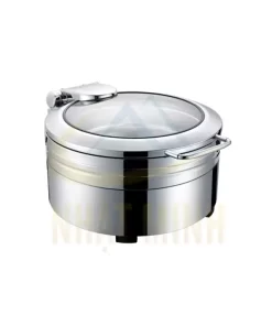 Nồi Hâm Nóng Buffet Tròn Nắp Kính Dùng Điện BF-NM1014C