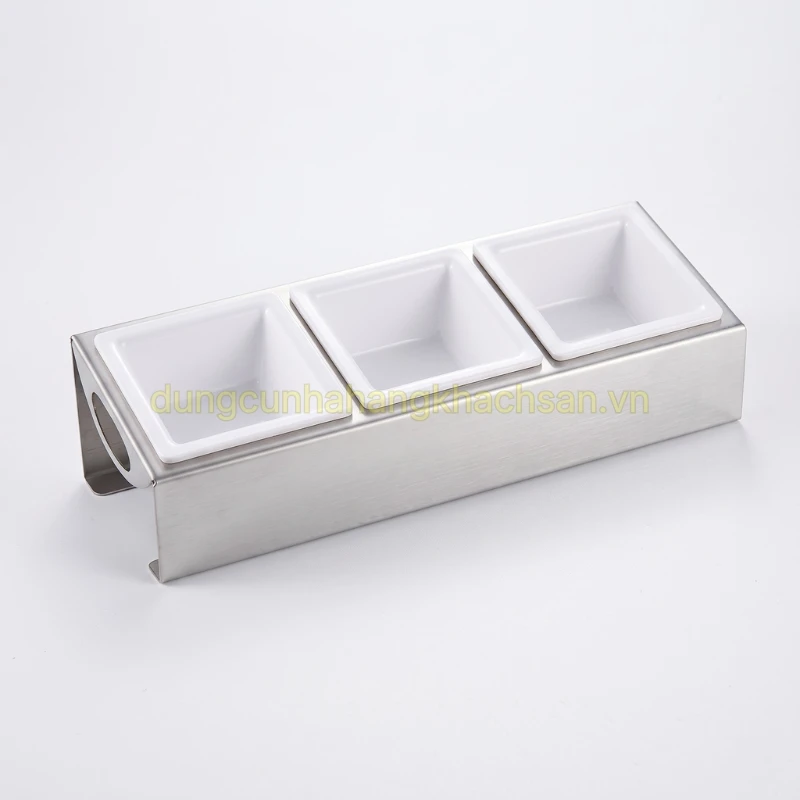Kệ đựng sốt topping 3 ngăn GK-NM-SI3N3