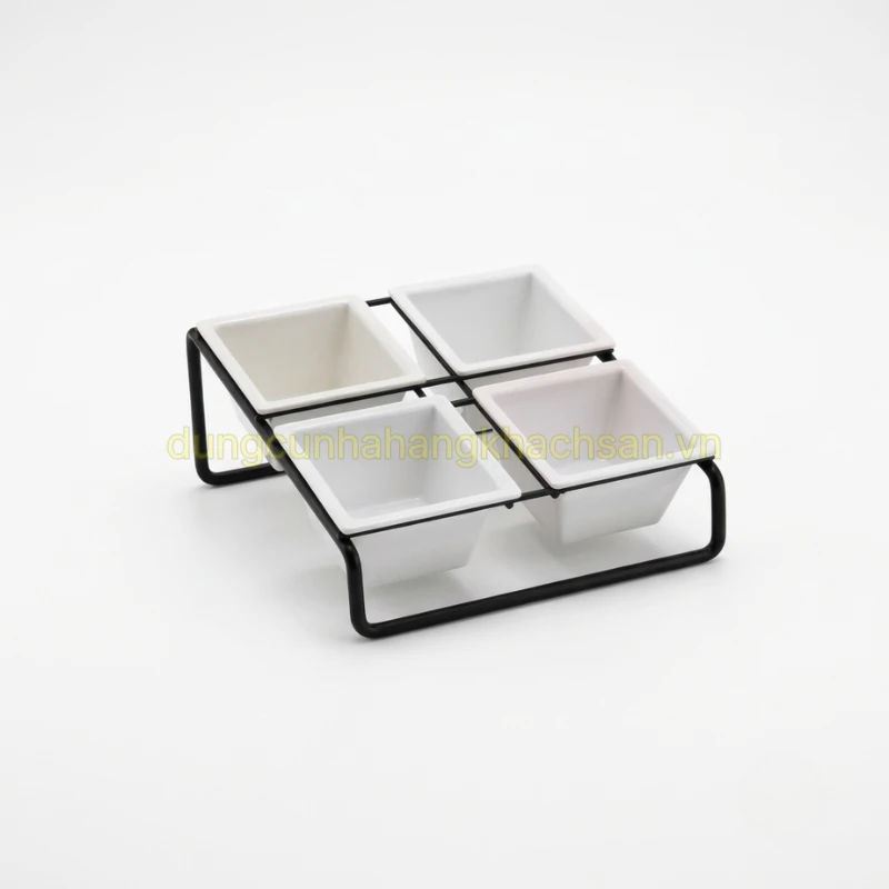 Kệ đựng sốt topping 4 ngăn GK-NM-SS4N2T