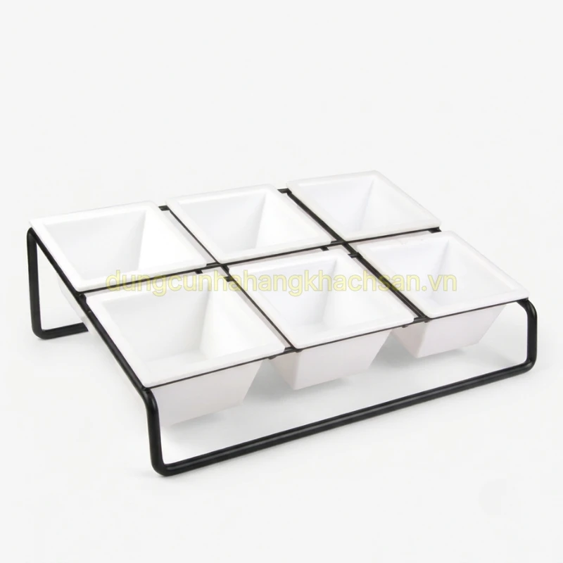 Kệ đựng sốt topping 6 ngăn GK-NM-SS6N2T