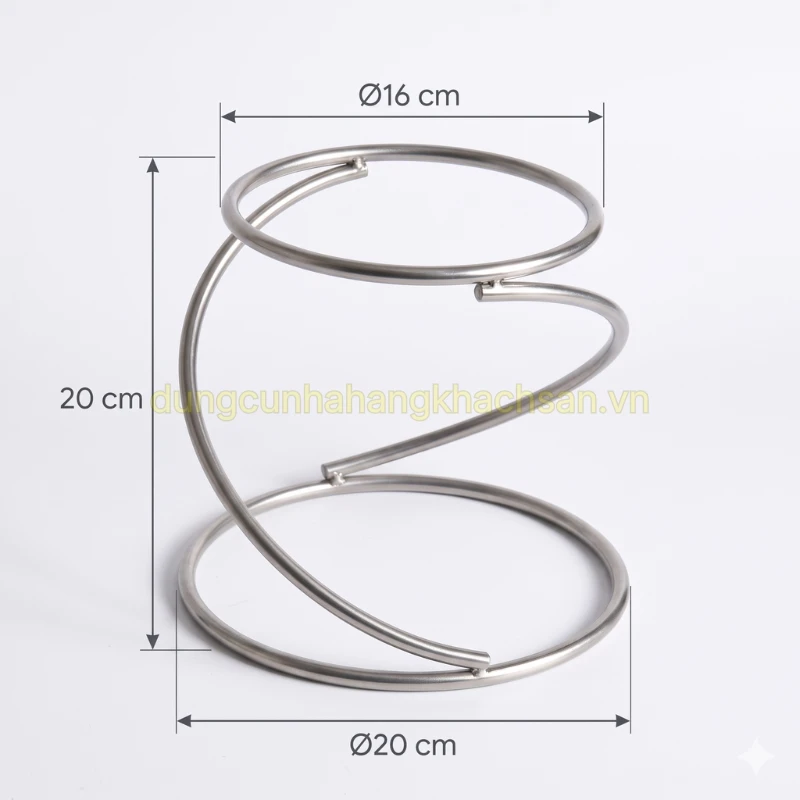 Kích thước chân đế trang trí thức ăn GK-NM-CKI22510