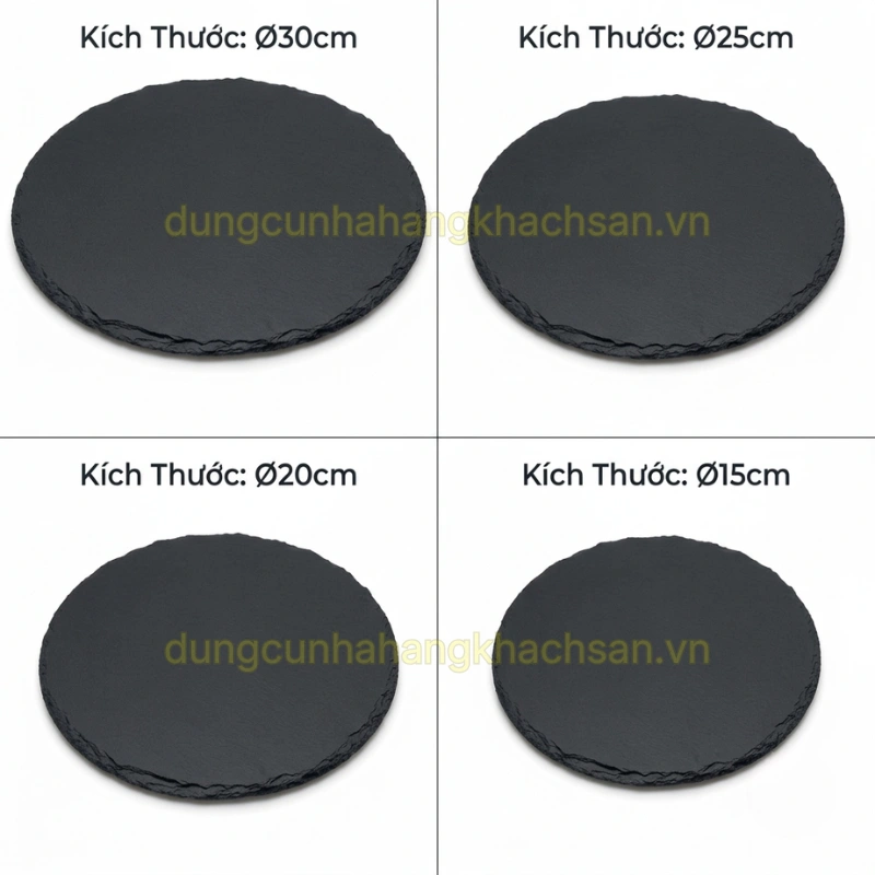 Kích thước đế trang trí đá tròn GK-NM-ĐT25