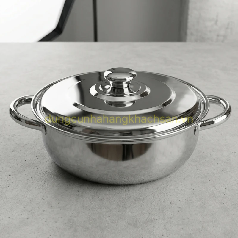 Nồi lẩu nắp inox BE-NM-0634