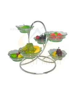 Kệ trưng bày thức ăn buffet 5 tầng inox GK-NM-6T002