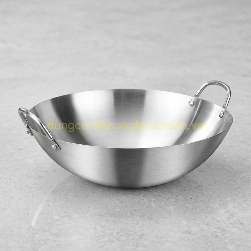 Chảo inox 2 quai BE-NM2012