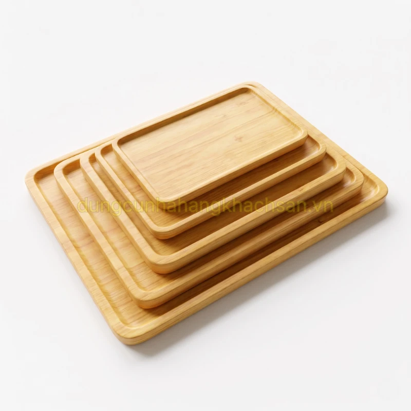 Khay gỗ chữ nhật trưng bày GK-NM-G2535