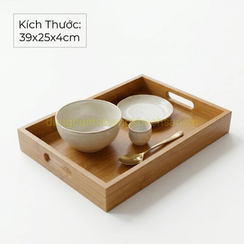 Kích thước khay trang trí gỗ GK-NM-G39254