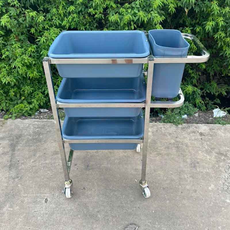 Tổng hợp các mẫu xe đẩy thu dọn thức ăn bán chạy hiện nay