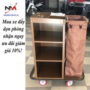 Mua xe đẩy dọn phòng nhận ngay ưu đãi giảm giá 10%!