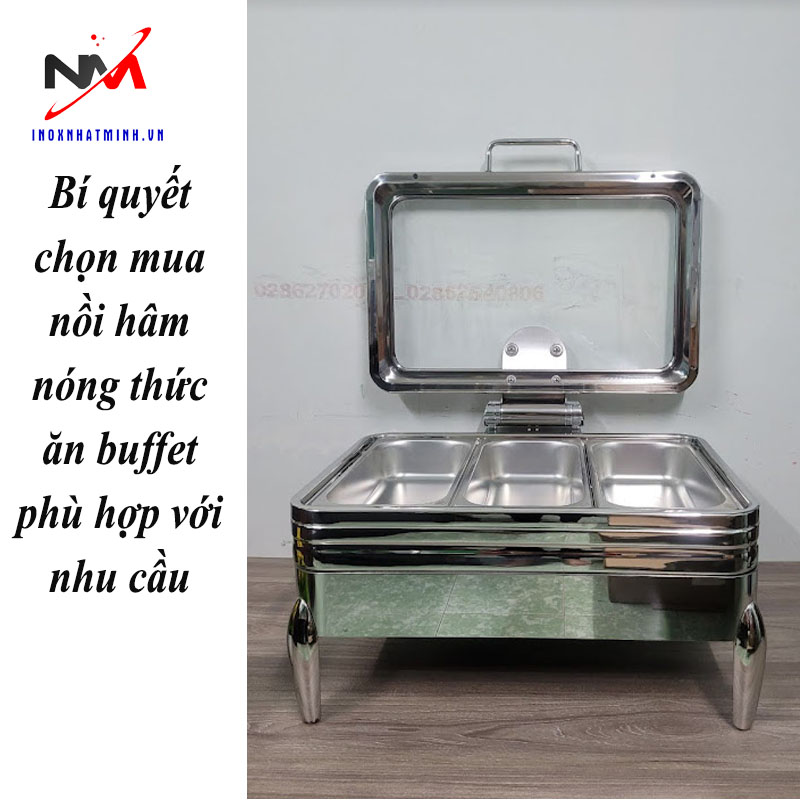 Bí quyết chọn mua nồi hâm nóng thức ăn buffet phù hợp với nhu cầu