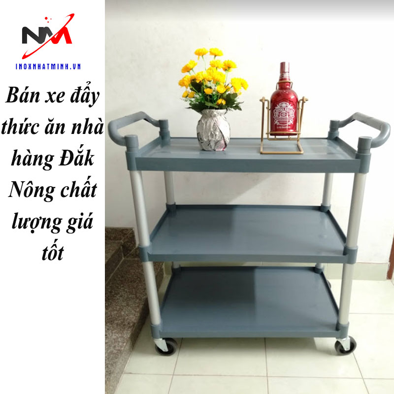 Bán xe đẩy thức ăn nhà hàng Đắk Nông chất lượng giá tốt