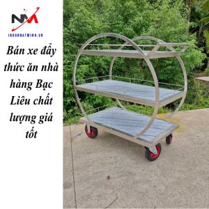 Bán xe đẩy thức ăn nhà hàng Bạc Liêu chất lượng giá tốt
