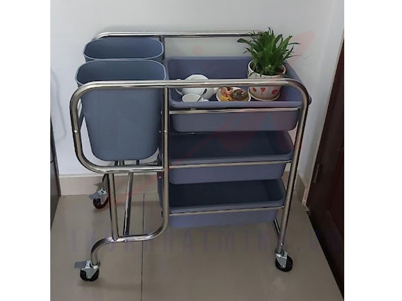 Xe đẩy dọn thức ăn nhà hàng: Giải pháp tối ưu cho dịch vụ chuyên nghiệp