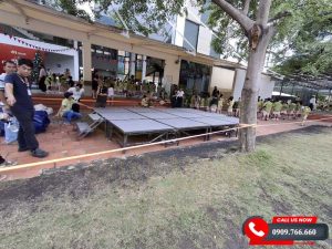 Ưu điểm vượt trội của bục sân khấu di động