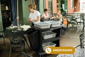 Tại sao các nhà hàng nên sử dụng xe đẩy thu gom bát đĩa?