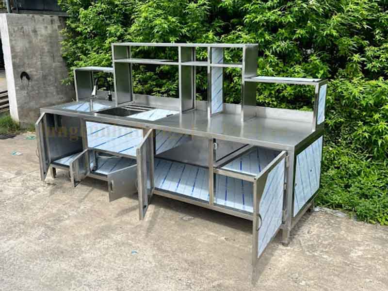 Lợi ích khi sử dụng quầy bar inox QB-NM01