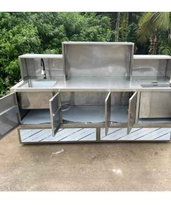 Quầy pha chế cafe trà sữa QB-NM04