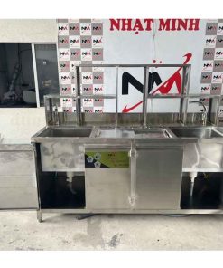 Quầy pha chế inox QB-NM07