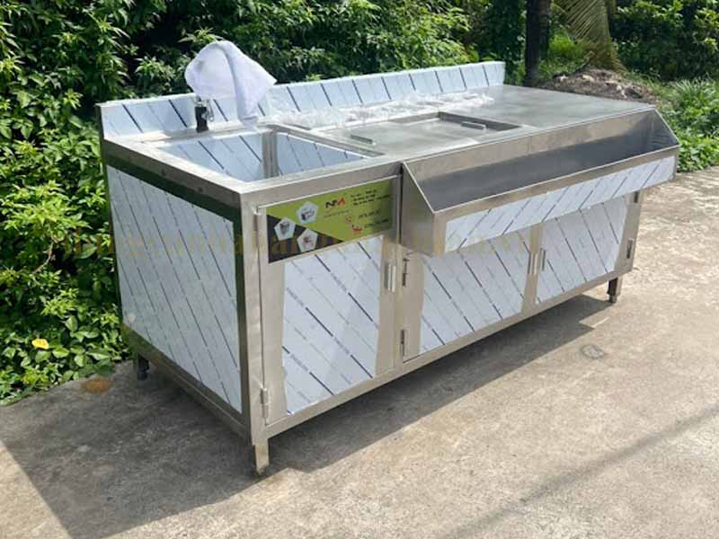 Lợi ích khi sử dụng quầy trà sữa inox QB-NM02