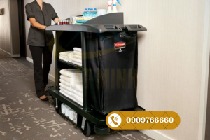 Lợi ích của xe đẩy làm phòng trong khách sạn 