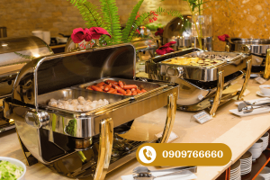 nồi hâm buffet bị khét đáy