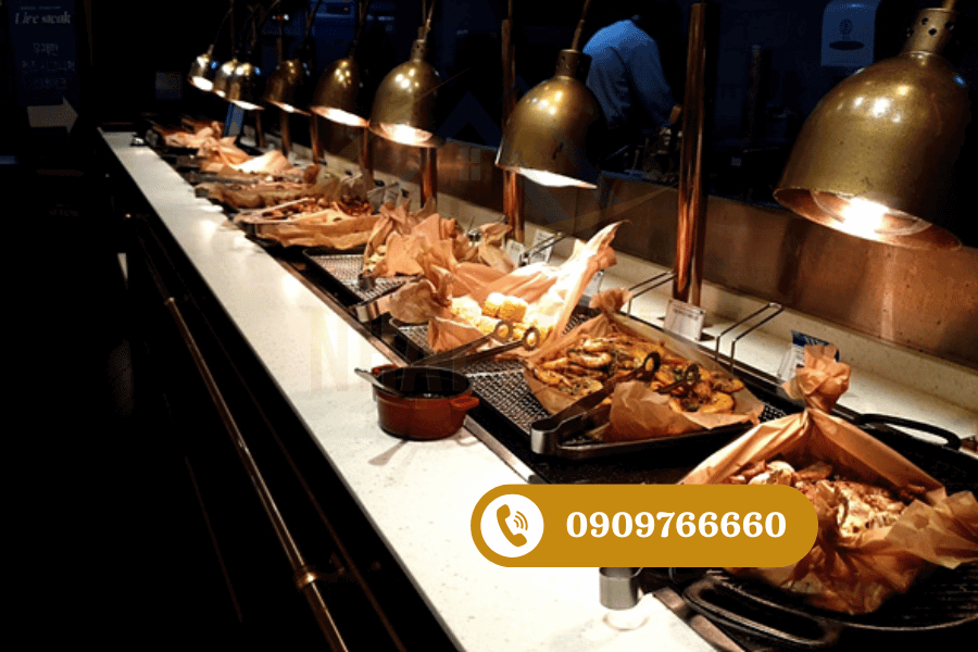 Đèn hâm nóng thức ăn – Giữ ấm món ăn, tạo điểm nhấn sang trọng