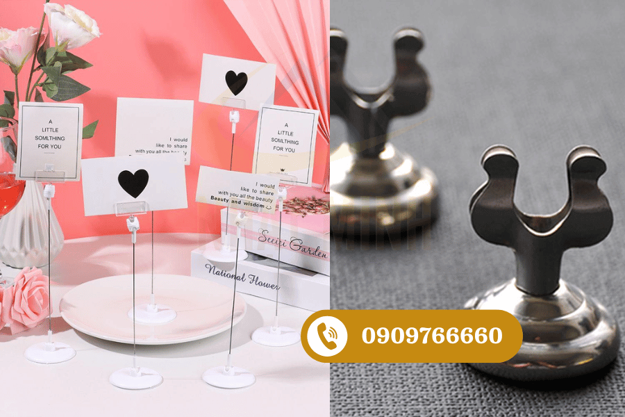 Cây kẹp menu – Hướng dẫn khách chọn món dễ dàng