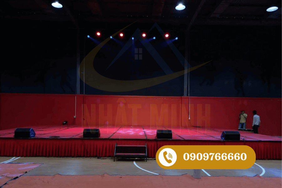 Sức chứa của sân khấu di động
