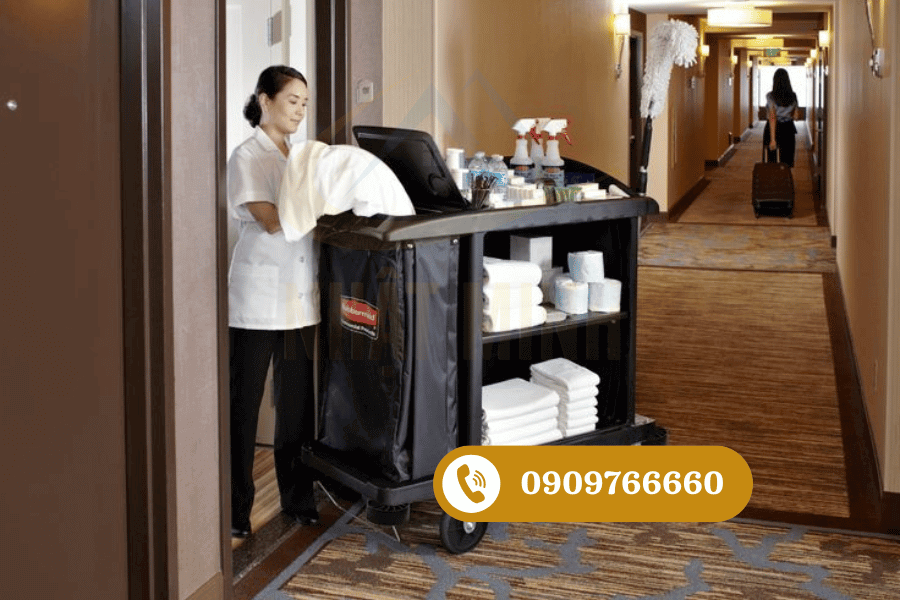 Vai trò của xe đẩy trong vận hành khách sạn hiện đại