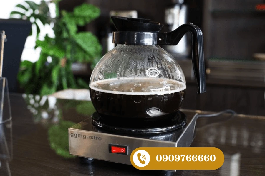 Bếp hâm nóng cà phê