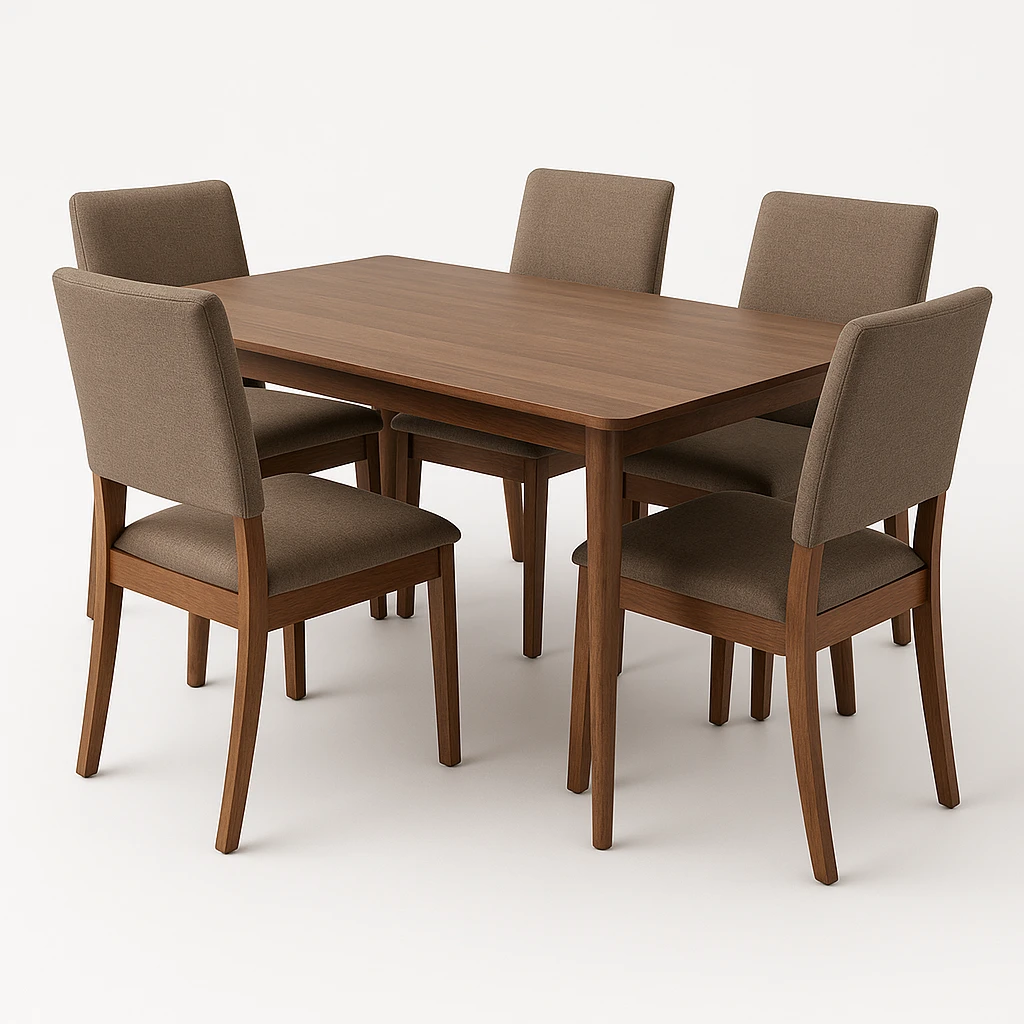 Bàn ăn nhập khẩu gỗ tự nhiên Malaysia